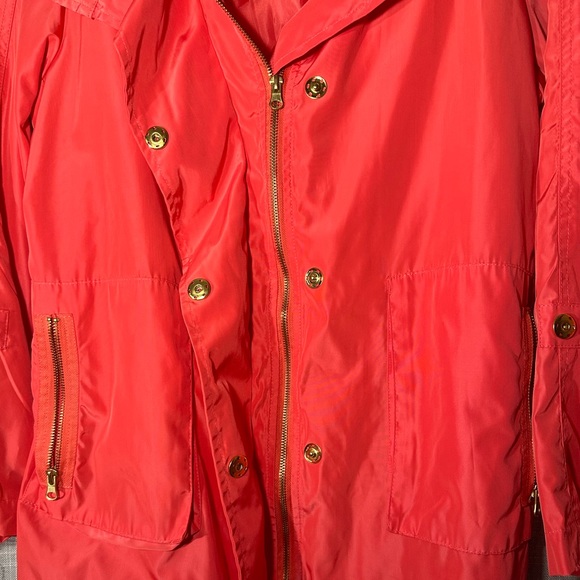 LUiI RAIN Coat Beautiful salmon/coral in color size large - Picture 13 of 15